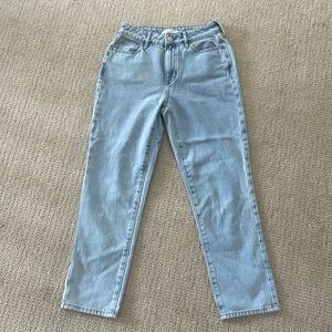 light washed jeans pacsun light blue size 25